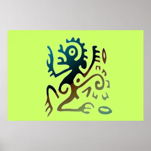 Tattoo Dragon-Poster Poster (Voorkant)