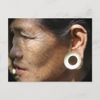 Tattoo Face Briefkaart