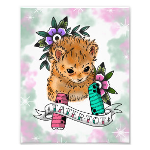 Tattoo flash Art print Foto Afdruk