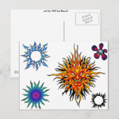 Tattoo Flash-Briefkaart Briefkaart (Voorkant / Achterkant)