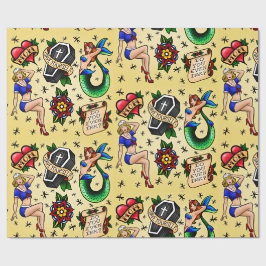 Tattoo Flash-vellen ompakken papier (Vlak)