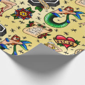 Tattoo Flash-vellen ompakken papier (Hoek)