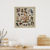 Tattoo flits poster (Keuken)