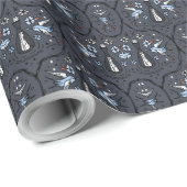 Tattoo Floral oude schoolafdruk Cadeaupapier (Rol Hoek)