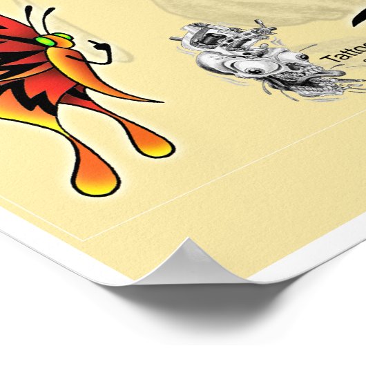 Tattoo Geezer-01 Poster (Hoek)