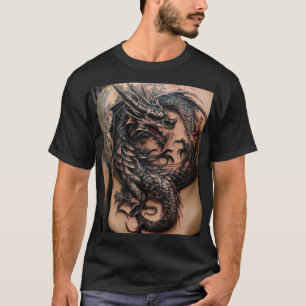 Tattoo-geïnspireerde DragonT-Shirten voor Rebels & T-shirt