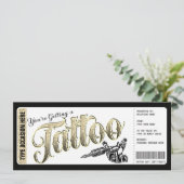 Tattoo Get Inked Gift Kaart Voucher (Staand voorkant)
