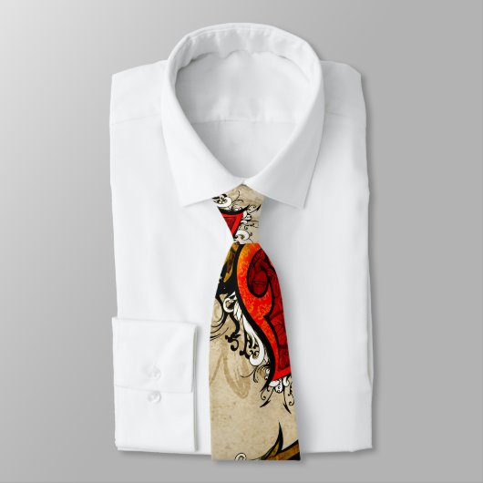  Tattoo Gevleugeld Hart Stropdas (Gebonden)