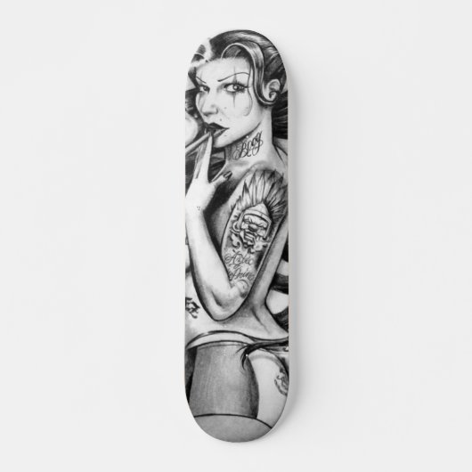tattoo girls skateboard (Voorkant)