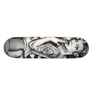 tattoo girls skateboard