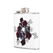 Tattoo Gothic Rozen en roodrozen Heupfles (Links)