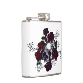 Tattoo Gothic Rozen en roodrozen Heupfles (Rechts)