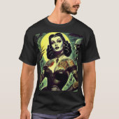 Tattoo Gothic Vrouw T-shirt (Voorkant)