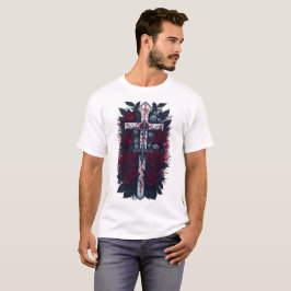 Tattoo-gothisch kruis 11 t-shirt