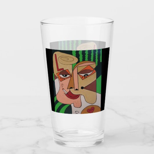 Tattoo Guy Glas Tumbler (Voorkant)