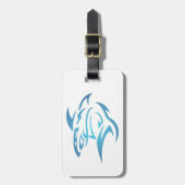 Tattoo Hai shark Bagagelabel (Voorkant verticaal)