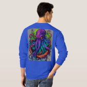 Tattoo Hart met Doornen en Pijlen T-Shir T-shirt (Achterkant volledig)