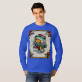 Tattoo Hart met Doornen en Pijlen T-Shir T-shirt (Voorkant volledig)