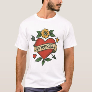  Tattoo hart PNG   Hou van je eigen design T-shirt