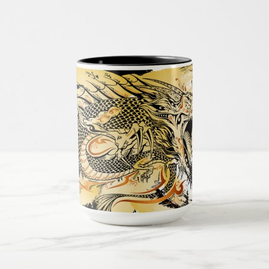 Tattoo Henna Dragon Mok (Midden)