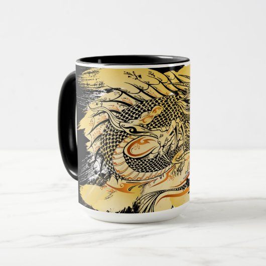 Tattoo Henna Dragon Mok (Voorkant links)