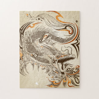 Tattoo Henna Tribal Dragon 10x14 Foto Puzzle Legpuzzel