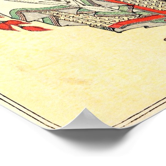 Tattoo Hokusai Samurai Warrior Poster (Hoek)