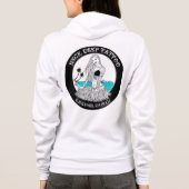 Tattoo Hula Meisje Zip Hoodie (Achterkant)