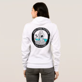 Tattoo Hula Meisje Zip Hoodie (Achterkant volledig)