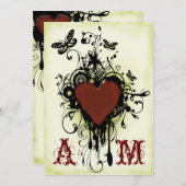  Tattoo huwelijksuitnodiging 2 Kaart (Voorkant / Achterkant)