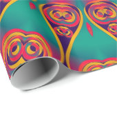 Tattoo Kaleidoscope Fractal Cadeaupapier (Rol Hoek)
