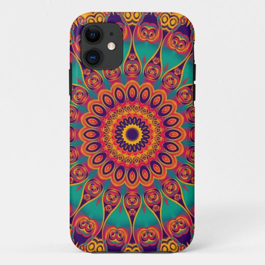 Tattoo Kaleidoscope Fractal Case-Mate iPhone Case (Achterkant)