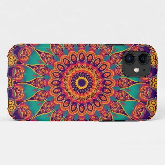 Tattoo Kaleidoscope Fractal Case-Mate iPhone Case (Achterkant (horizontaal))