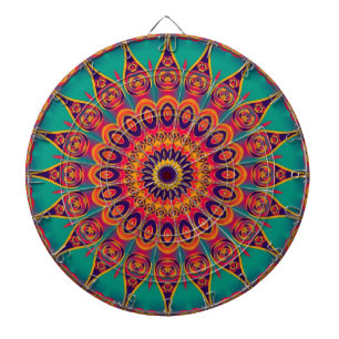 Tattoo Kaleidoscope Fractal Dartbord