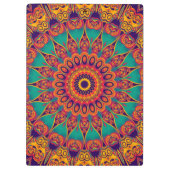 Tattoo Kaleidoscope Fractal Klembord (Achterkant)