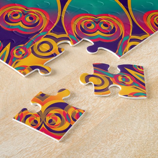 Tattoo Kaleidoscope Fractal Legpuzzel (Zijkant)