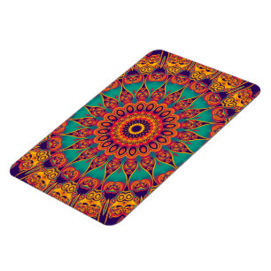 Tattoo Kaleidoscope Fractal Magneet