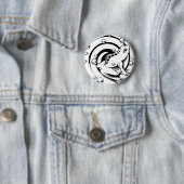 Tattoo Kikker Ronde Button 5,7 Cm (In situ)