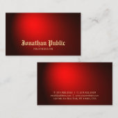 Tattoo kunstenaar Creative Black Red Tattooist Visitekaartje (Voorkant / Achterkant)