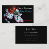 Tattoo kunstenaar salon Visitekaartje (Voorkant / Achterkant)