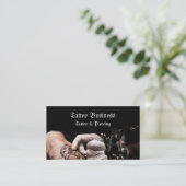 Tattoo kunstenaar salon Visitekaartje (Staand voorkant)