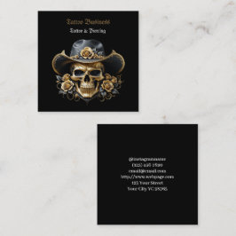 Tattoo kunstenaar salon Visitekaartje