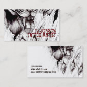 Tattoo Kunststof Visitekaartje (Voorkant / Achterkant)