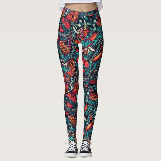  Tattoo Leggings (Voorkant)
