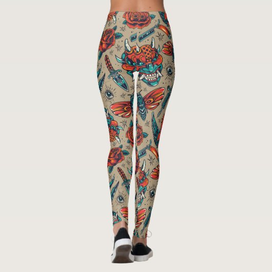  Tattoo Leggings (Achterkant)