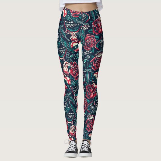 Tattoo Leggings (Voorkant)