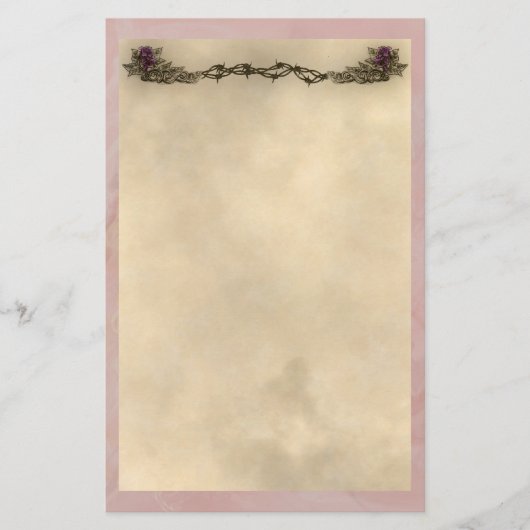  Tattoo Lilies Briefpapier (Voorkant)