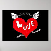 Tattoo Love Heart Poster (Voorkant)