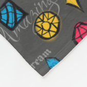 Tattoo Love Pinup Art Fleece Deken (Hoek)