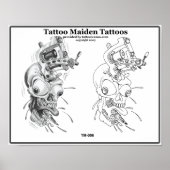Tattoo Maiden Tattoo Poster (Voorkant)